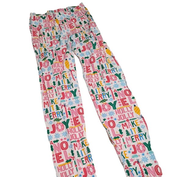 PJ Place Cotton Christmas Pajamas Youth size 12 - Picture 4 of 7